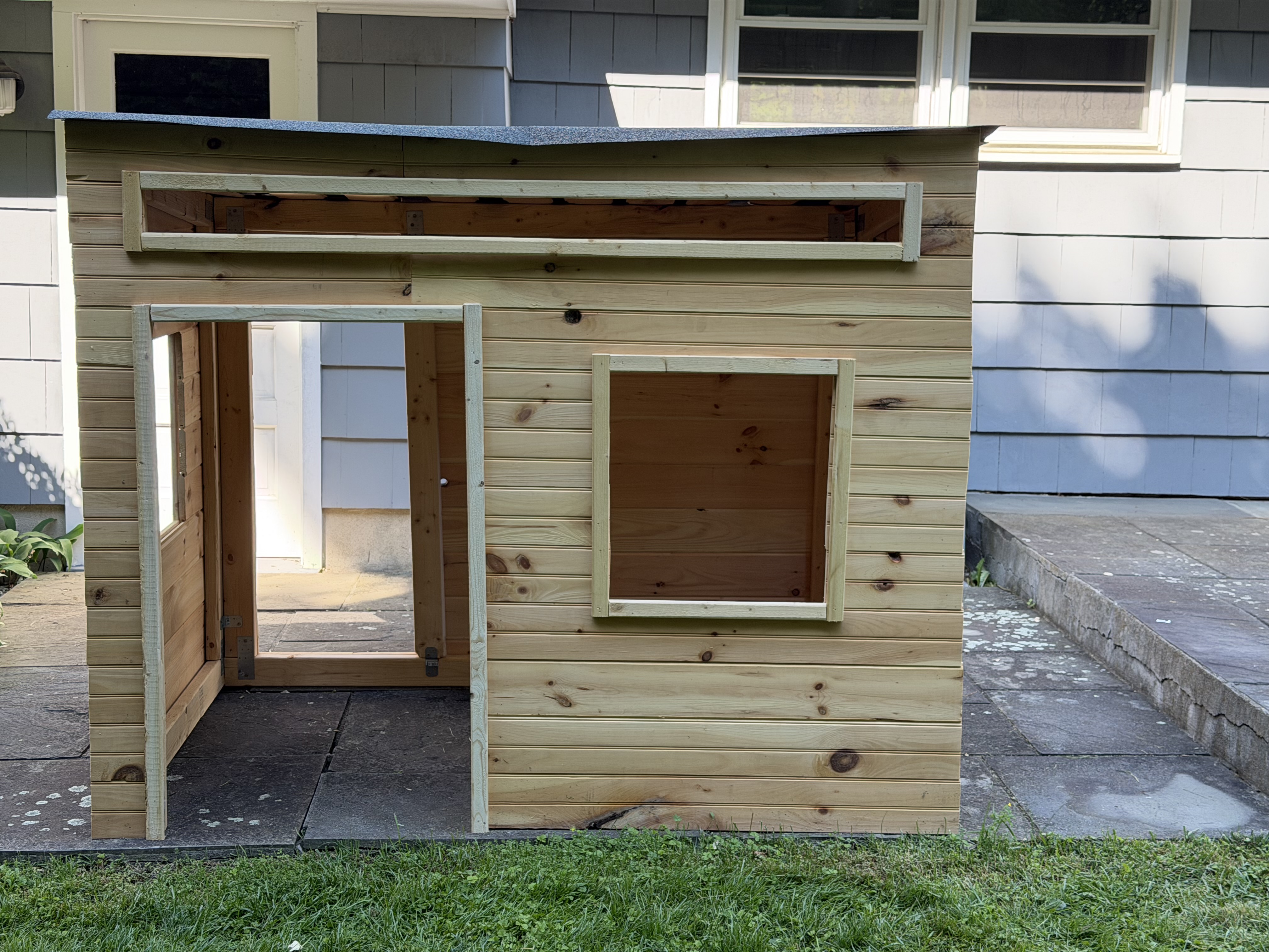 The Garden House — front with door open